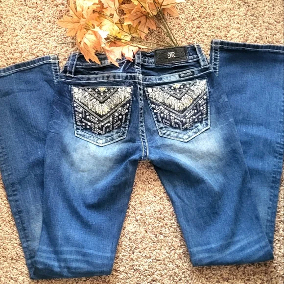 EUC MISS ME JEANS SZ 26 - Picture 1 of 6